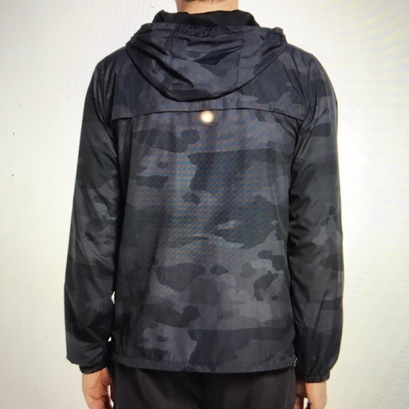 Alo Stride Camo Hooded Full Zip Jacket - Picture 11 of 16